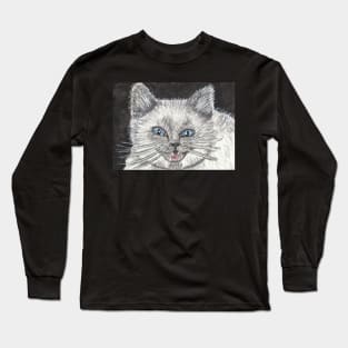 Siamese kitten cat Long Sleeve T-Shirt